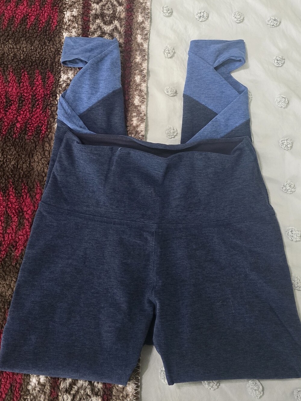 Beyond Yoga Athletic Blue Ombre Crisscross